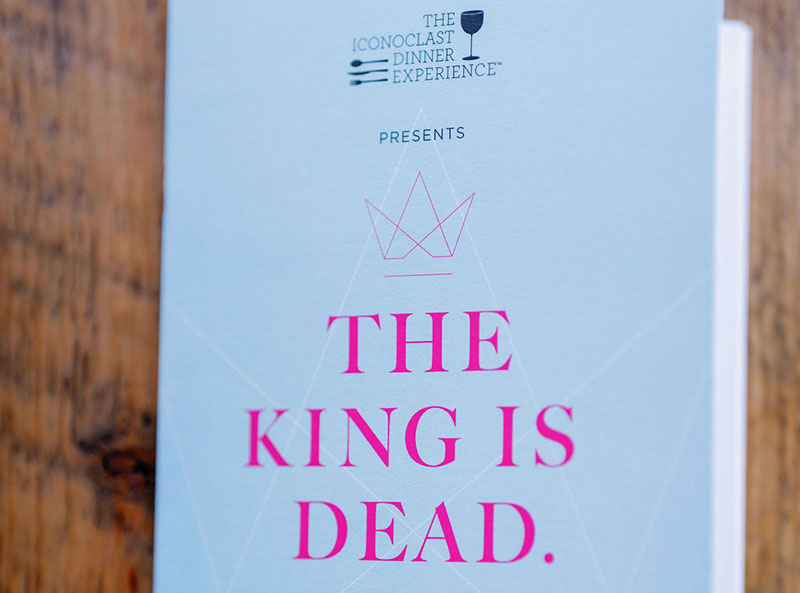 the king is dead flyer
